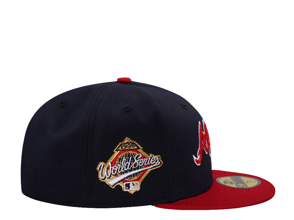 New Era Atlanta Braves World Series 1995 Navy Two Tone Edition 59Fifty Fitted Hat