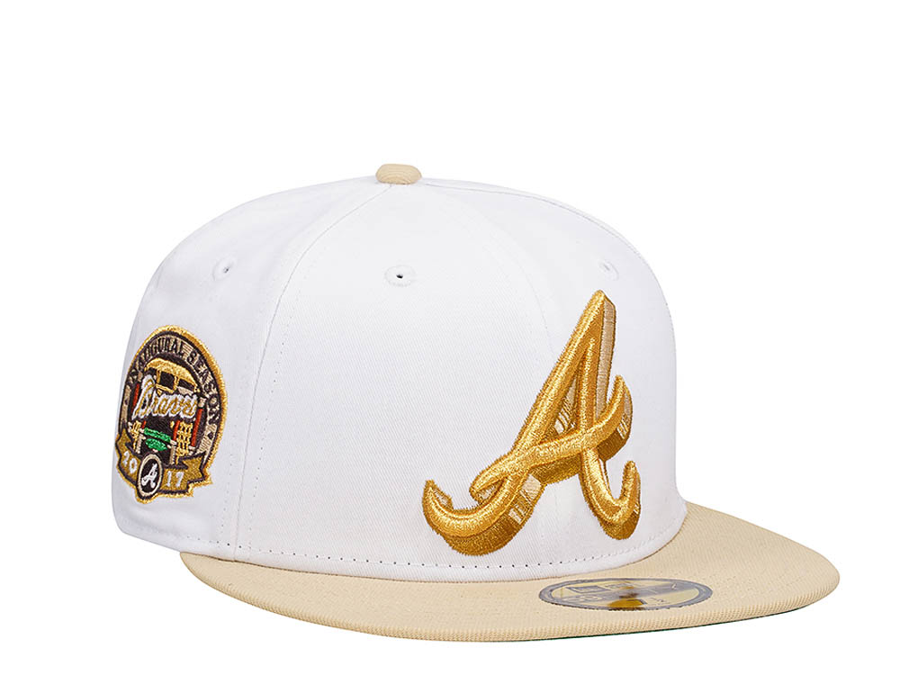 New Era Atlanta Braves Inaugural Season 2017 Optic Gold Two Tone Edition 59Fifty Fitted Hat