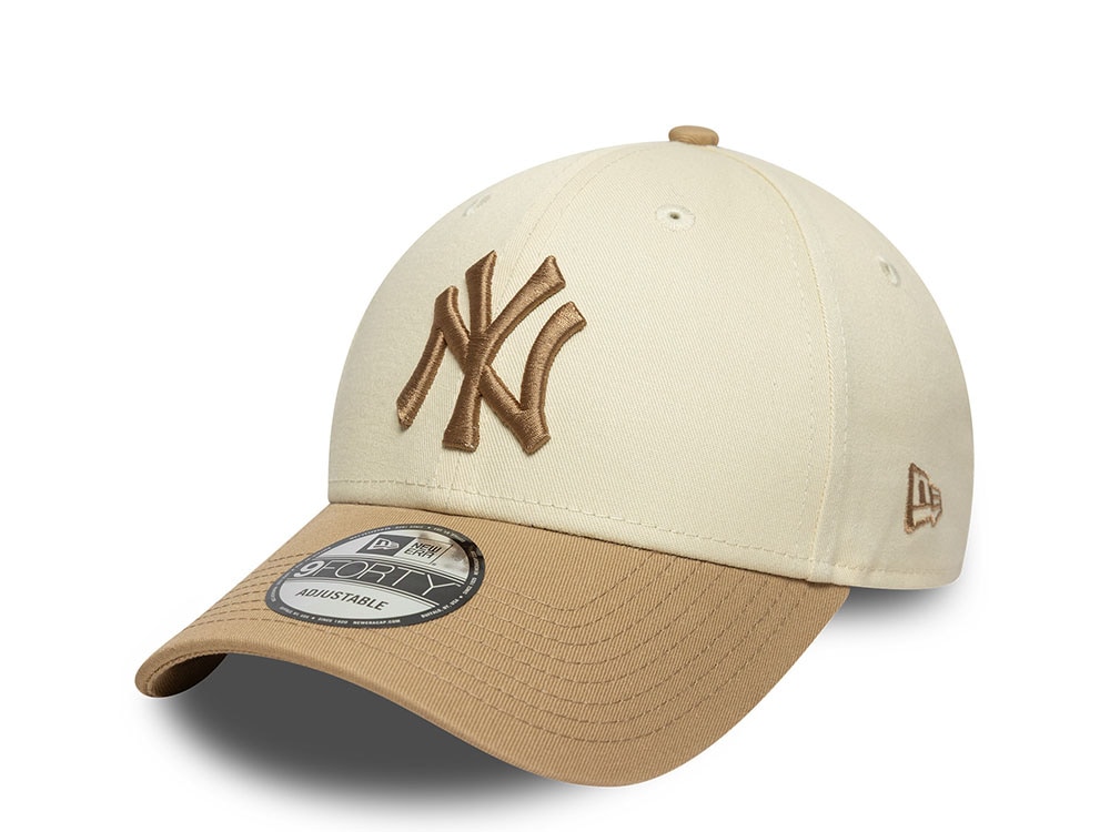 New Era New York Yankees Color Block Lettering 9Forty Strapback Hat