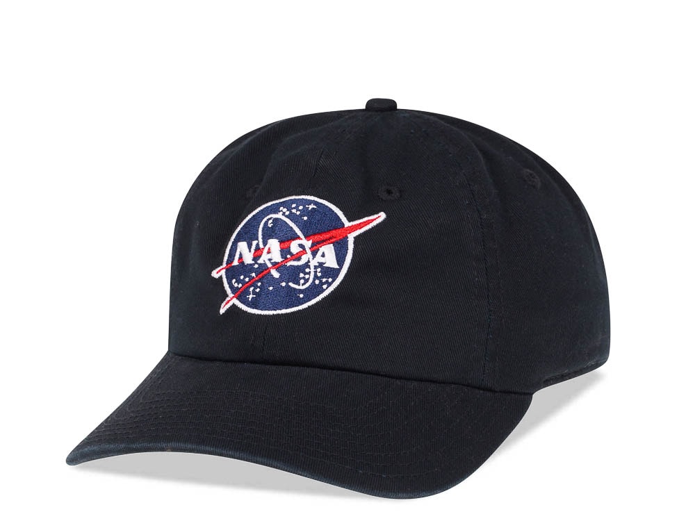 American Needle Nasa Black Vintage Casual Strapback Hat