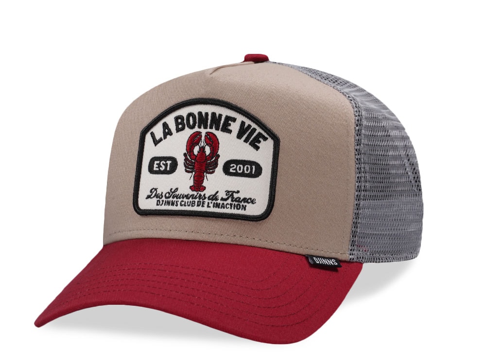 Djinns HFT La Bonne Vie Khaki Two Tone Edition Trucker Snapback Hat