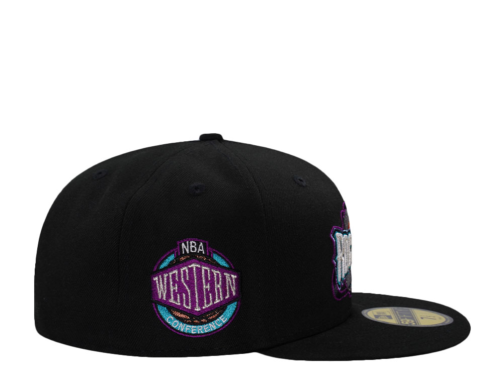 New Era Houston Rockets NBA Western Conference Black Prime Edition 59Fifty Fitted Hat