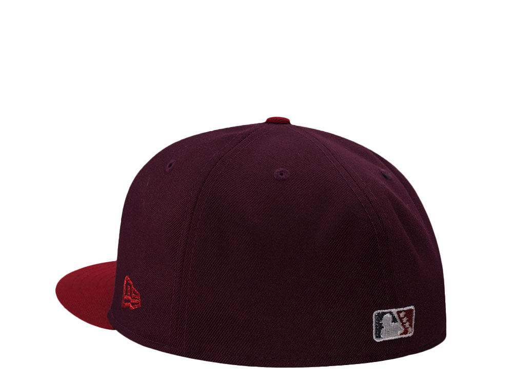 New Era Sugarland Space Cowboys Maroon Two Tone Edition 59Fifty Fitted Hat