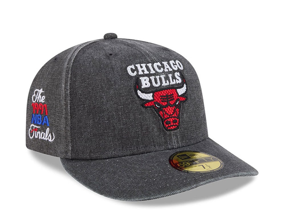 New Era Chicago Bulls NBA Finals 1991 HWC Charcoal Edition 59Fifty Fitted Hat