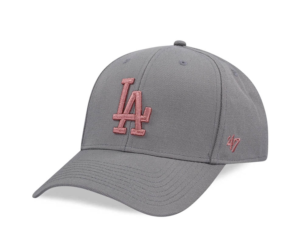47Brand Los Angeles Dodgers Dark Gray MVP Snapback Hat