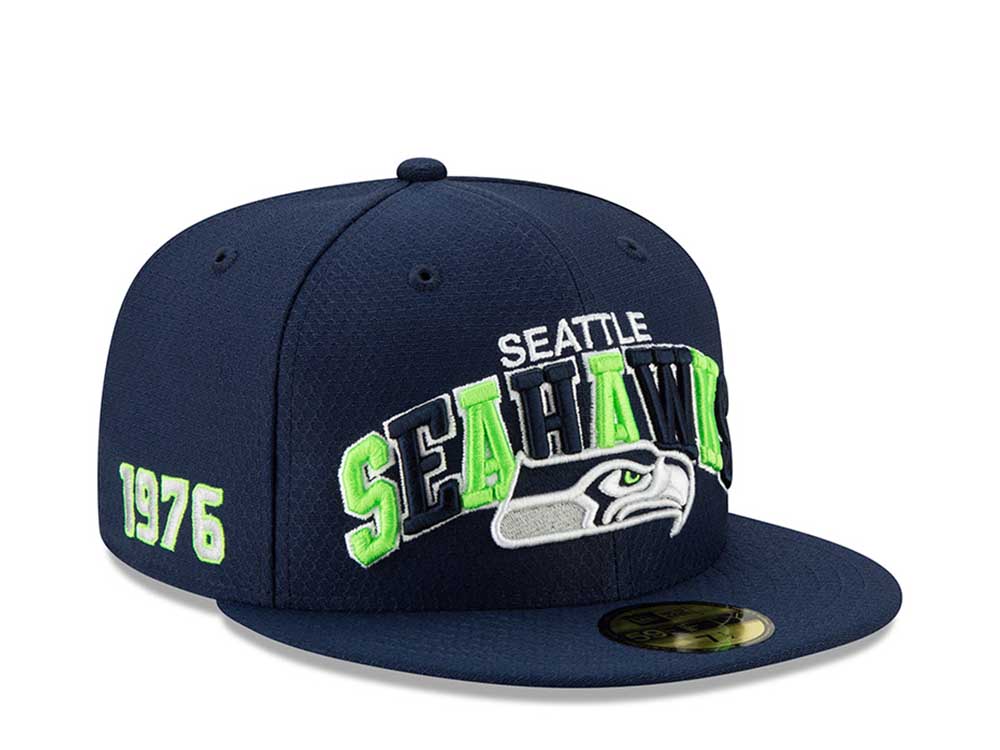 New Era Seattle Seahawks Sideline Cap Home 59Fifty Fitted Hat