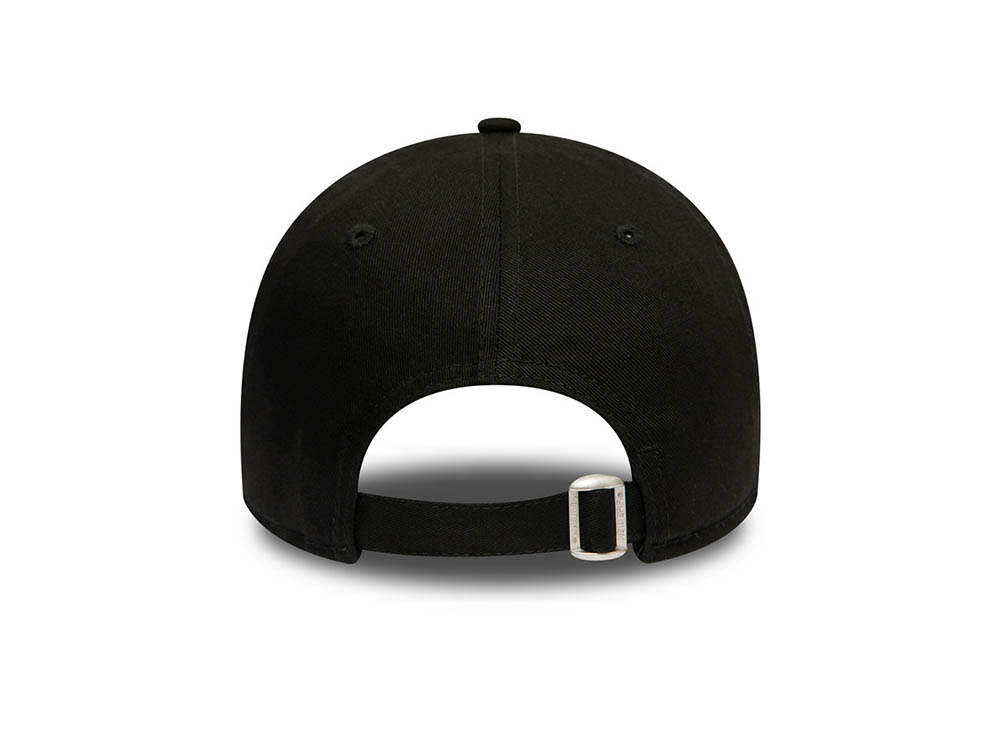 New Era New York Yankees Essential Black and Black Womens 9Forty Strapback Hat