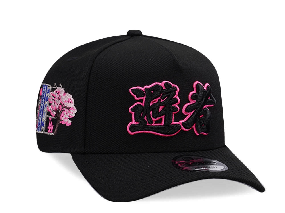 New Era Los Angeles Dodgers Tokyo Series Black Prime Edition 9Forty A Frame Snapback Hat