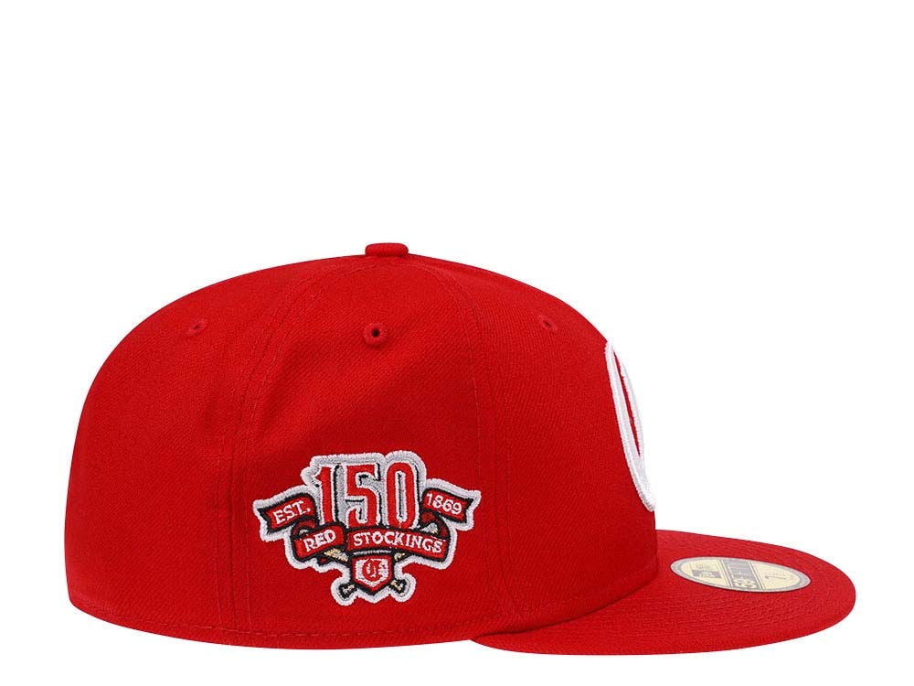 New Era Cincinnati Reds 150th Anniversary Throwback Prime Edition 59Fifty Fitted Hat