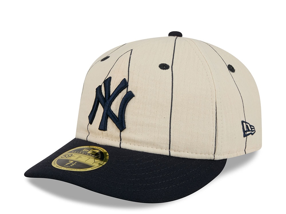 New Era New York Yankees Linen Two Tone Edition 59Fifty Retro Crown Fitted Hat