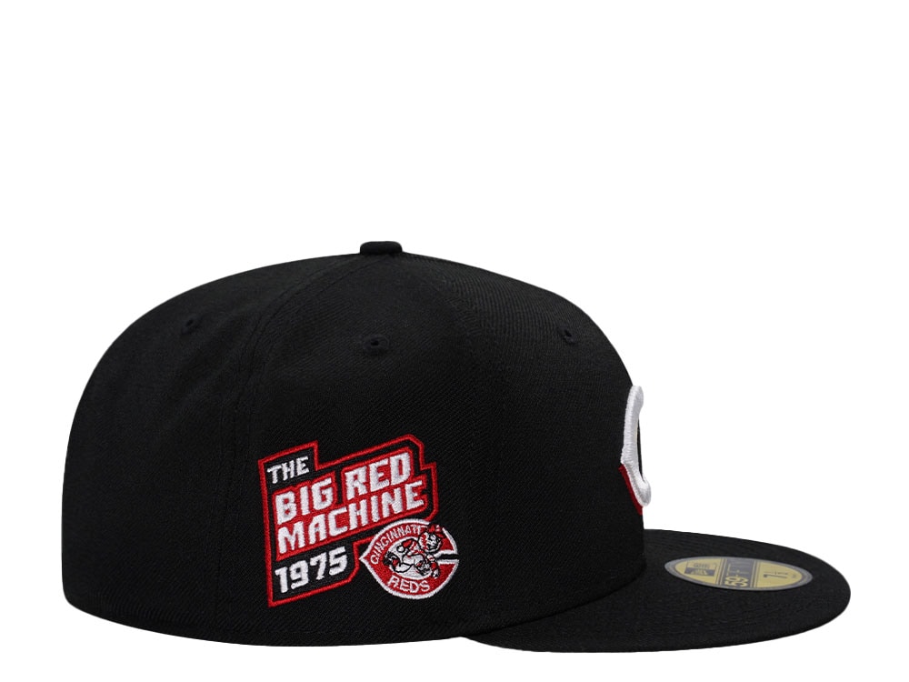 New Era Cincinnati Reds Big Red Machine 1975 Black Wool Edition 59Fifty Fitted Hat