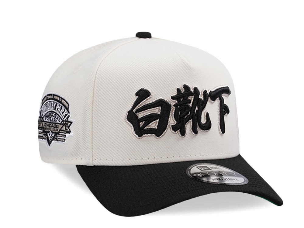 New Era Chicago White Sox Comiskey Park Kanji Chrome Two Tone Edition 9Forty A Frame Snapback Hat