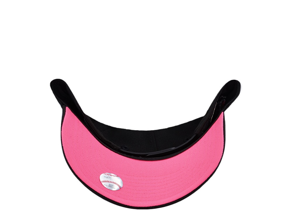 New Era Arizona Diamondbacks Inaugural Season Pink Glow Black Prime Edition 9Forty A Frame Snapback Hat
