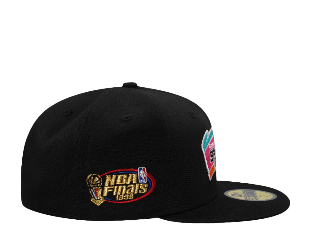 New Era San Antonio Spurs NBA Finals 1999 Black Prime Edition 59Fifty Fitted Hat