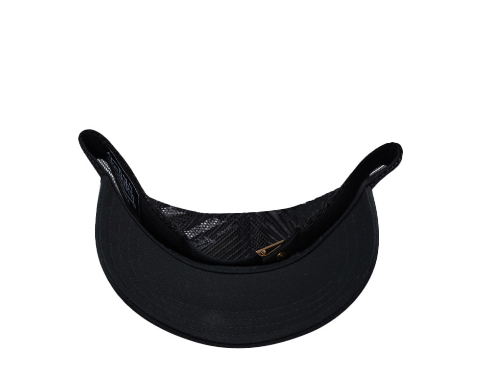 Von Dutch Oval Patch Black Trucker Snapback Hat