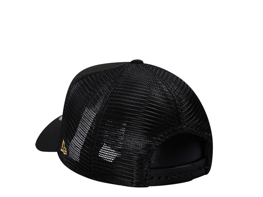 New Era New York Yankees Classic Black Trucker A Frame 9Forty Snapback Hat