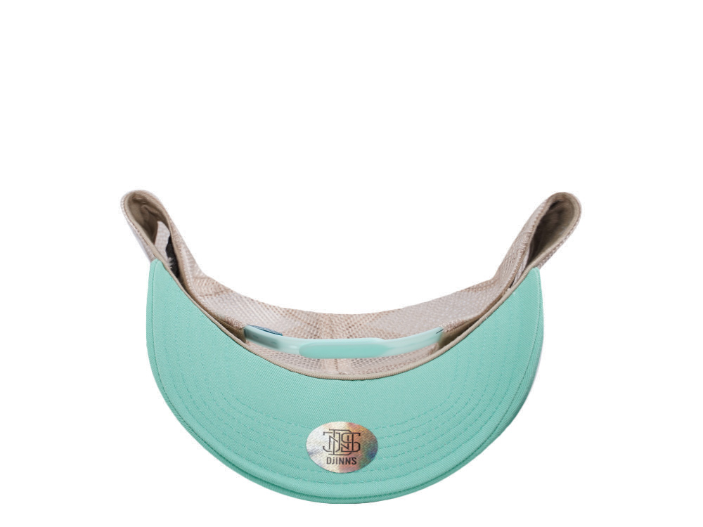 Djinns HFT Filthy Flamingo Surf Gang White Coastal Edition Trucker Snapback Hat