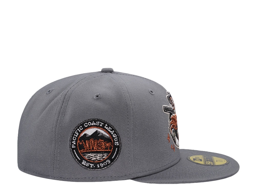 New Era Sugarland Space Cowboys Metallic Gray Prime Edition 59Fifty Fitted Hat
