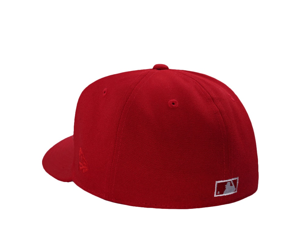 New Era New York Yankees World Series 1999 Scarlet Prime Edition 59Fifty Pre Curved Fitted Hat