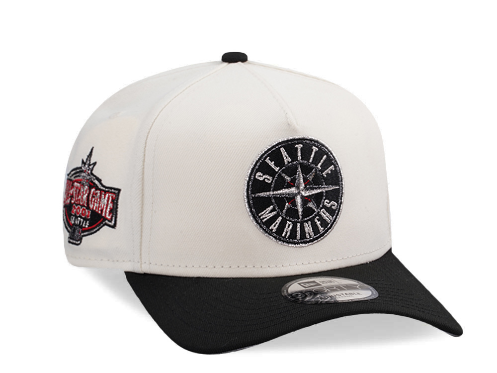 New Era Seattle Mariners All Star Game 2001 Chrome Two Tone Edition 9Forty A Frame Snapback Hat