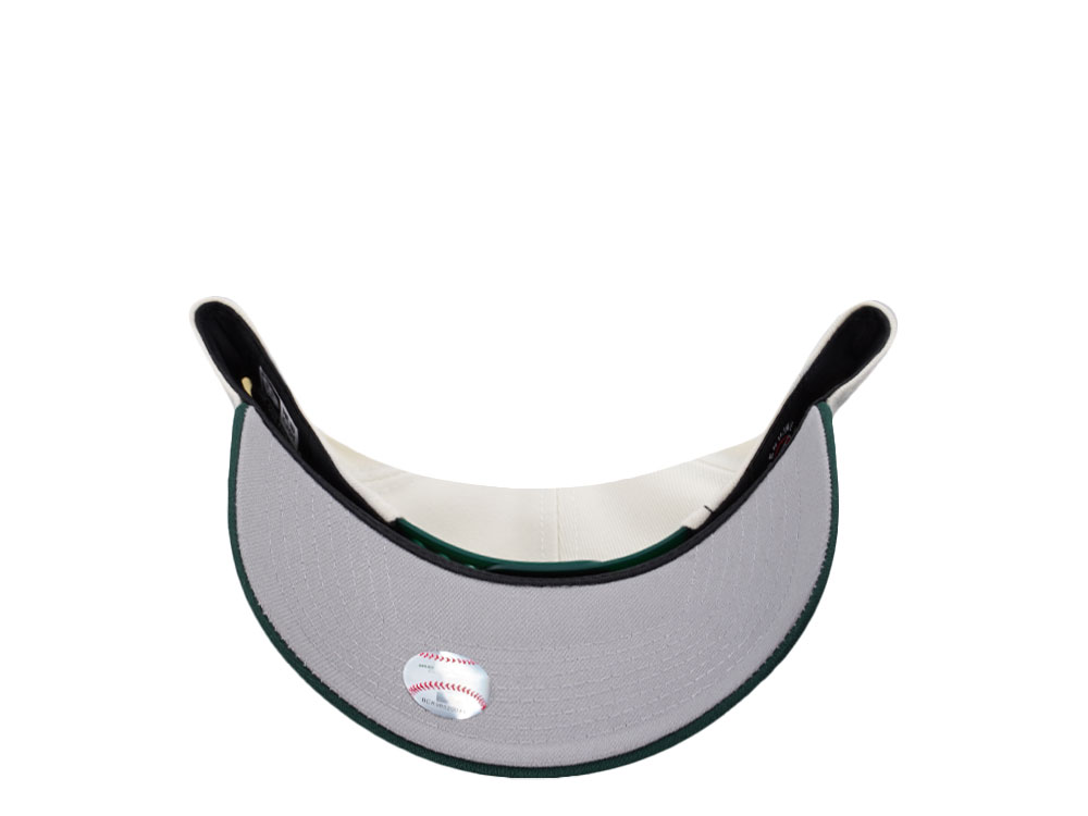 New Era Oakland Athletics Giants Script Chrome Two Tone Edition 9Forty A Frame Snapback Hat