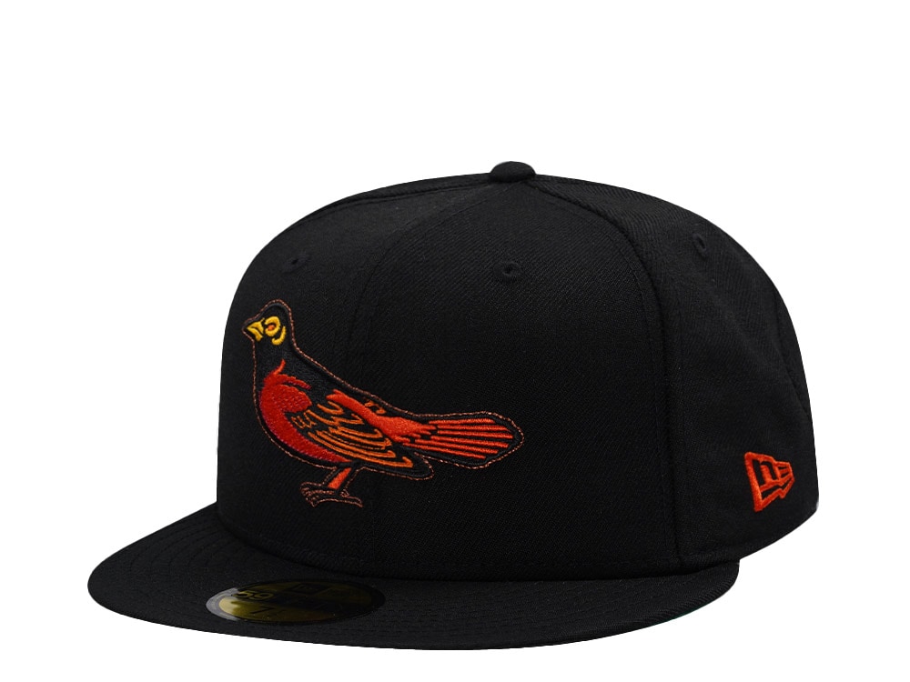New Era Baltimore Orioles  Wool Black Prime Edition 59Fifty Fitted Hat