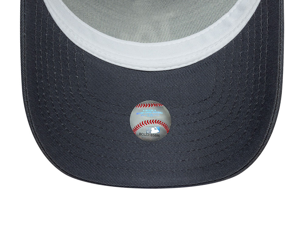 New Era Los Angeles Dodgers League Essential Gray Edition 9Forty A Frame Trucker Snapback Hat
