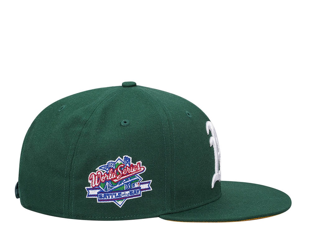 47Brand Oakland Athletics World Series 1989 Dark Green Sure Shot Under Captain Snapback Hat