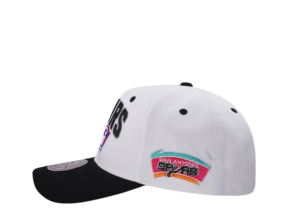 Mitchell & Ness San Antonio Spurs NBA Playoffs 1996 Chrome Two Tone Editon Pro Crown Fit Snapback Hat