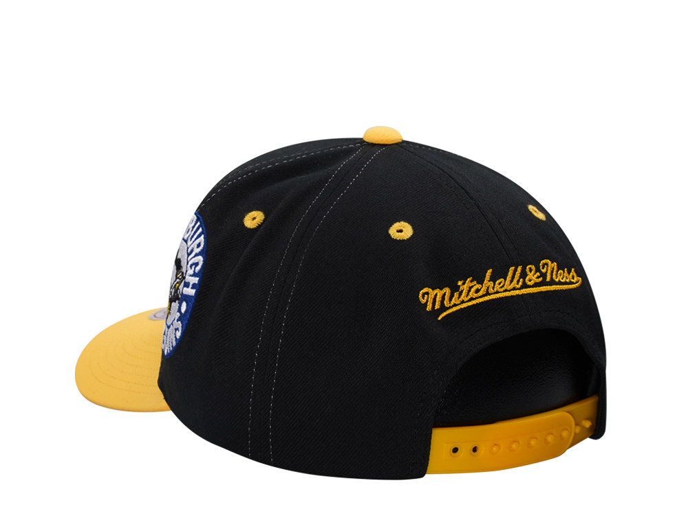 Mitchell & Ness Pittsburgh Penguins Vintage Logo Pro Crown Fit Snapback Hat