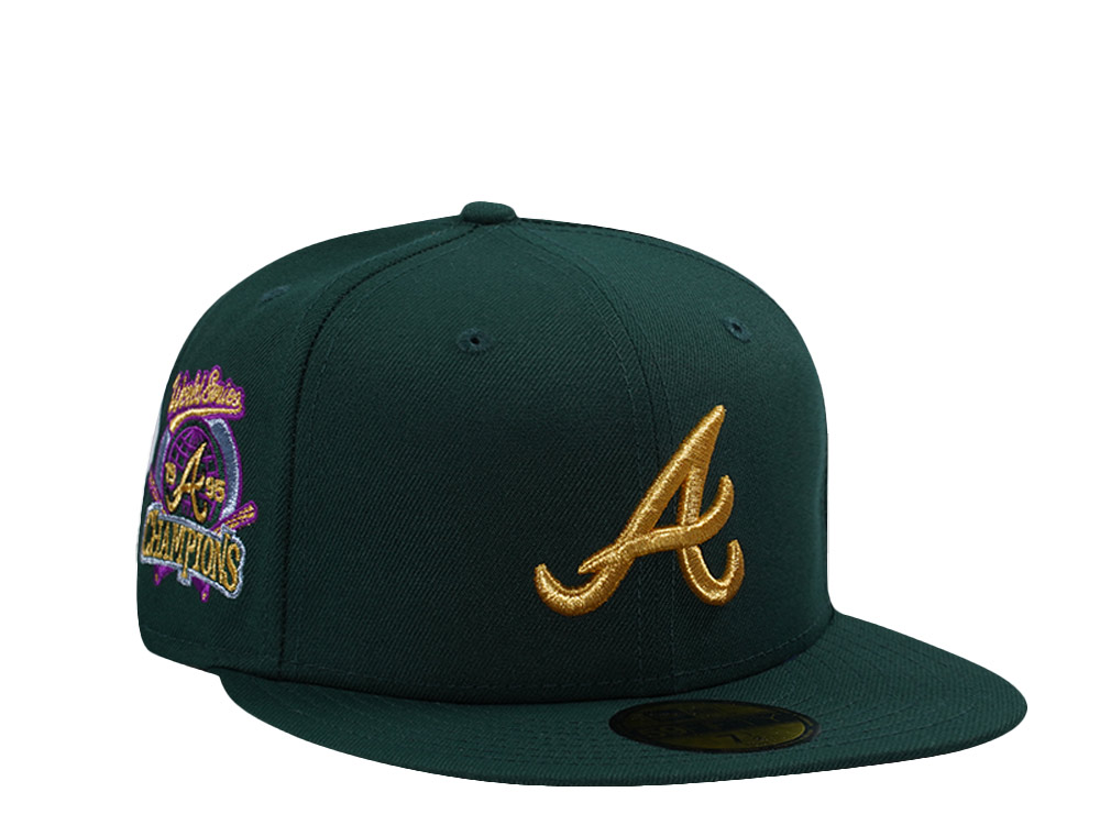New Era Atlanta Braves World Series 1995 Dark Green Prime Edition 59Fifty Fitted Hat