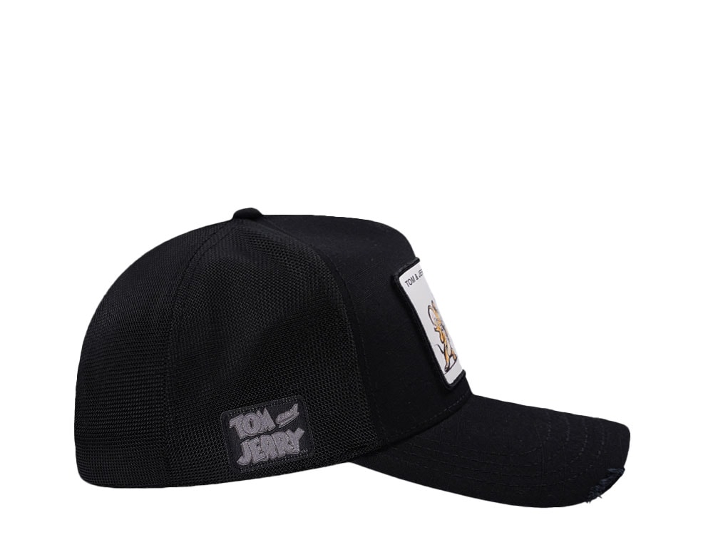 Capslab Tom & Jerry Black Trucker Snapback Hat