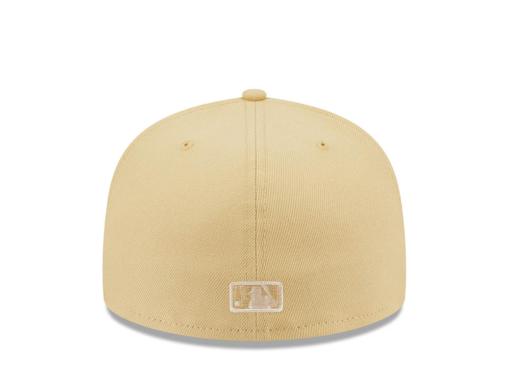 New Era Tampa Bay Rays Tropicana Field Raffia Front Vegas Gold Edition 59Fifty Fitted Hat