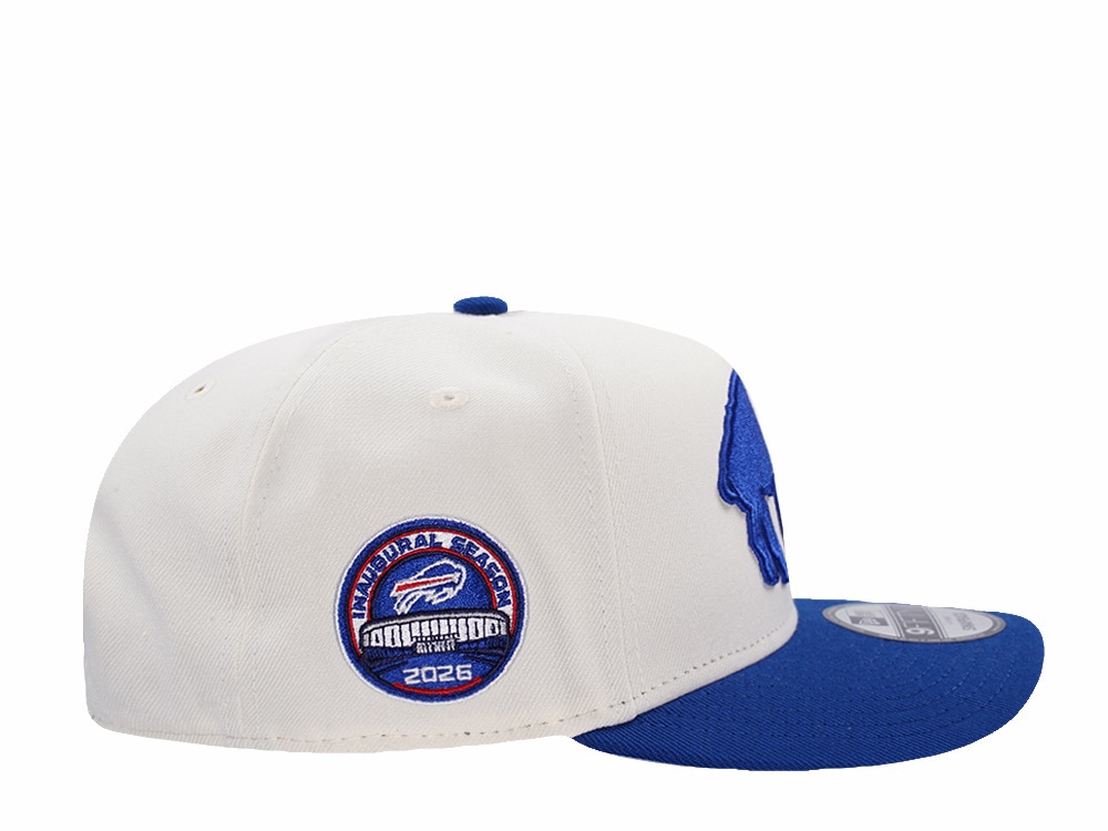 New Era Buffalo Bills Inaugural Season Chrome Two Tone Edition 9Fifty A Frame Snapback Hat