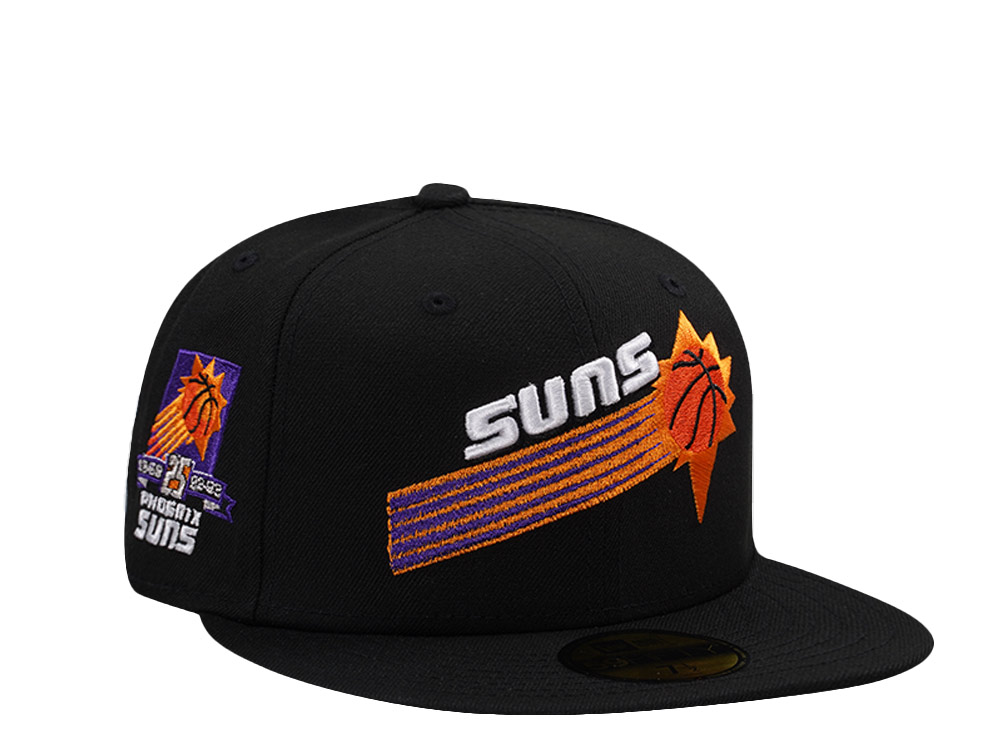 New Era Phoenix Suns 25th Anniversary Black Prime Edition 59Fifty Fitted Hat