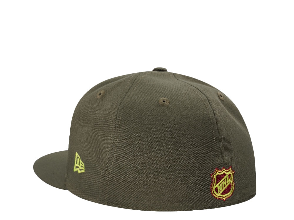 New Era Minnesota Wild 10th Anniversary Olive Prime Edition 59Fifty Fitted Hat
