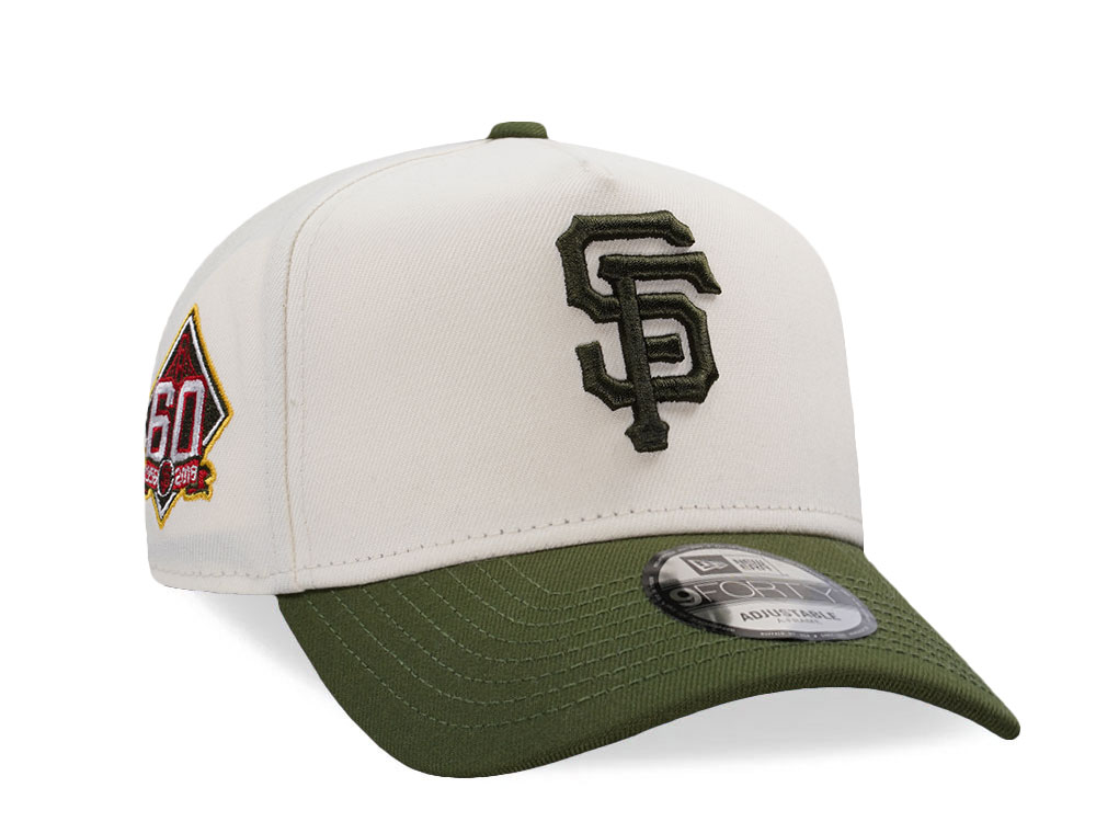 New Era San Francisco Giants 60th Anniversary Chrome Two Tone Edition 9Forty A Frame Snapback Hat