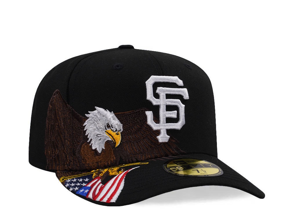 New Era San Francisco Giants American Eagle Black Edition 59Fifty Fitted Hat