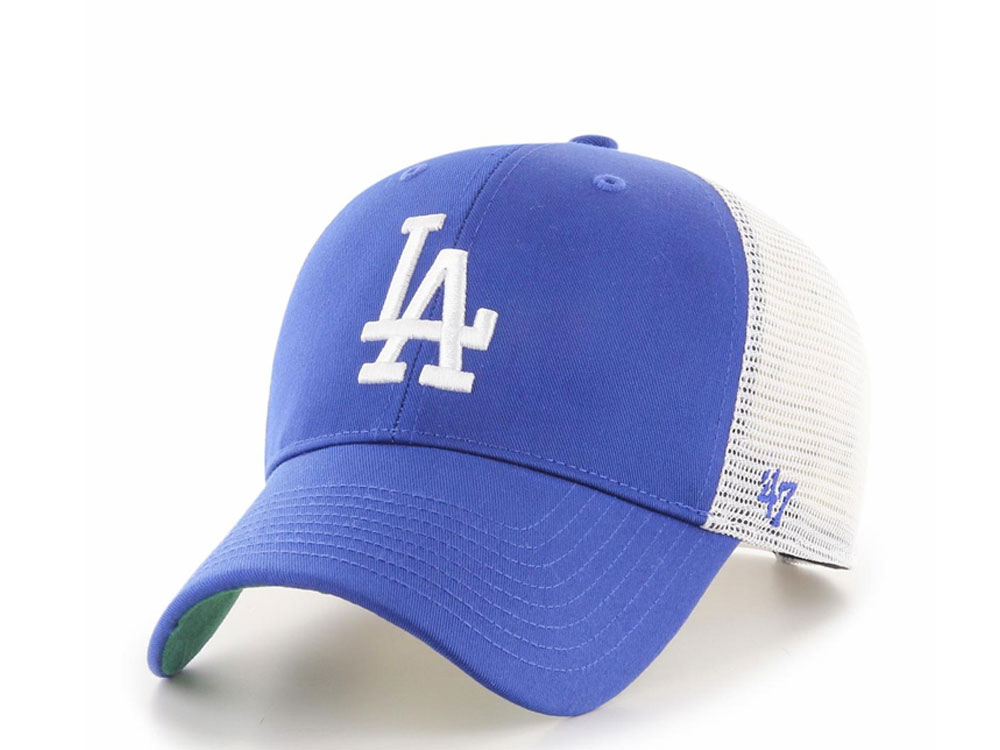47Brand Los Angeles Dodgers Classic Blue and White Trucker Snapback Hat