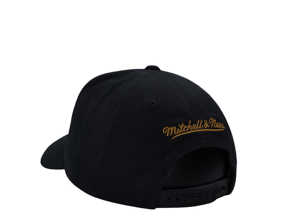 Mitchell & Ness Vegas Golden Knights Black Pro Pinch Fit Snapback Hat