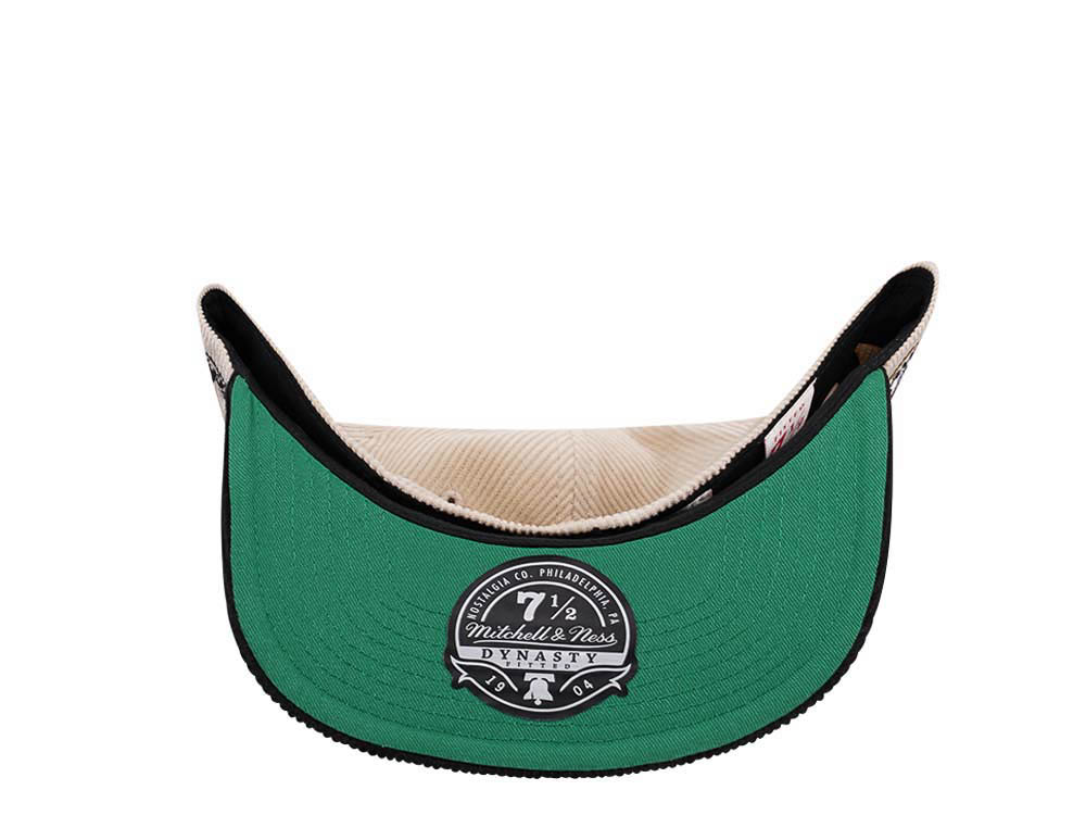 Mitchell & Ness Boston Celtics Finals 2008 Two Tone Hardwood Classic Cord Edition Dynasty Fitted Hat