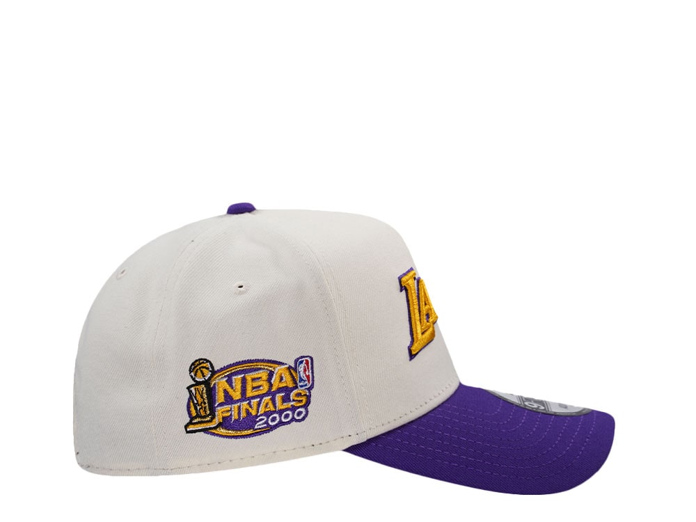 New Era Los Angeles Lakers NBA Finals 2000 Two Tone Edition 9Forty A Frame Snapback Hat