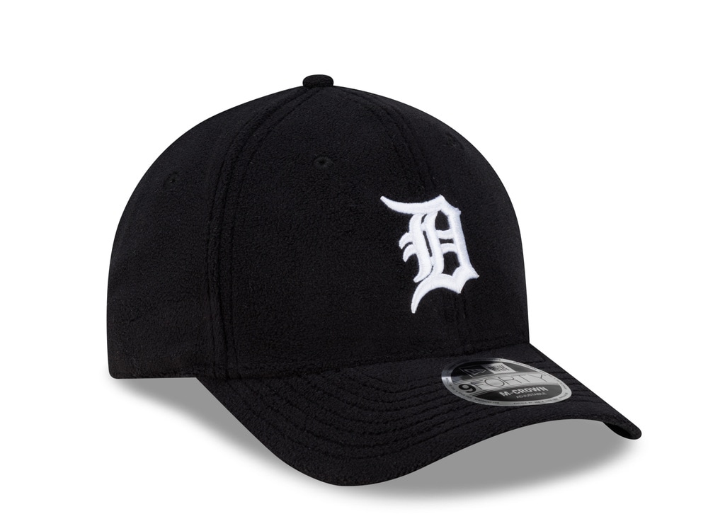 New Era Detroit Tigers Fleece Black Prime Edition 9Forty M Crown Snapback Hat