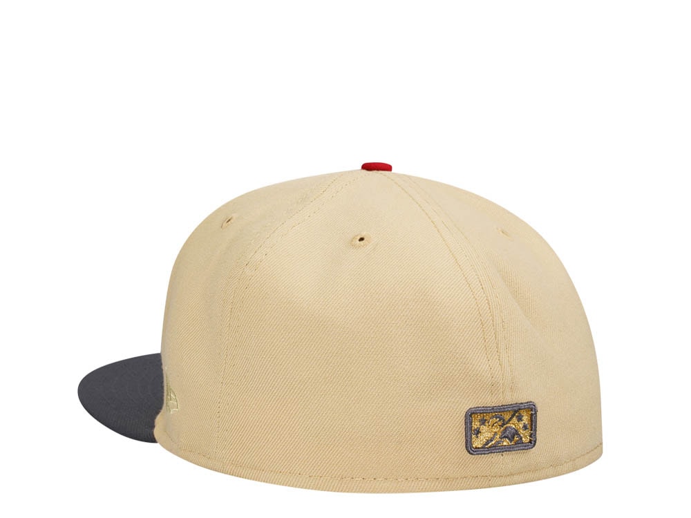 New Era Charleston Alley Cats Vegas Gold Prime Two Tone Edition 59Fifty Fitted Hat