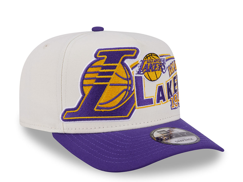 New Era Los Angeles Lakers 1947 Classic Edition 9Fifty A Frame Snapback Hat