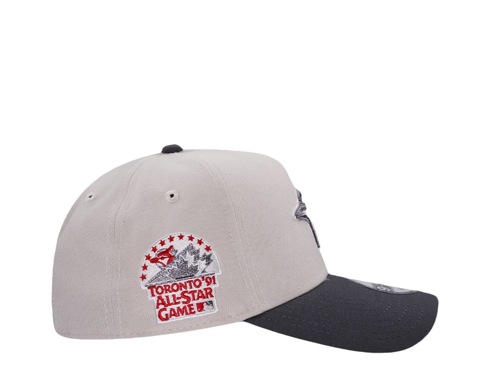 New Era Toronto Blue Jays All Star Game 1991 Stone Flame Two Tone Edition 9Forty A Frame Snapback Hat