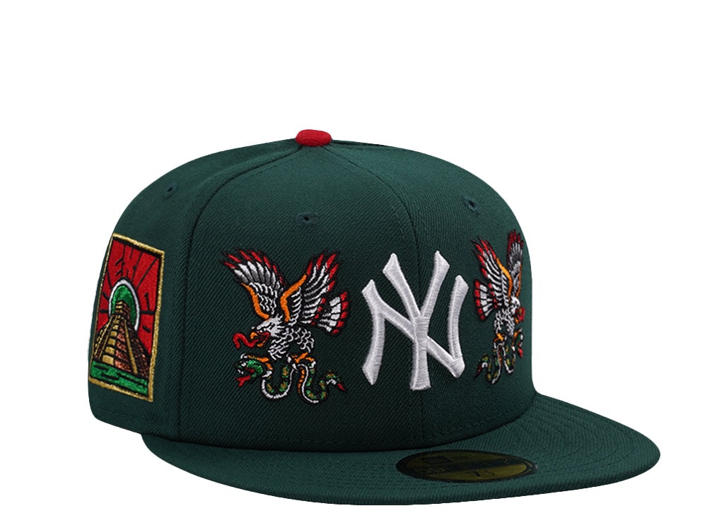 New Era New York Yankees Eagle Dark Green Prime Edition 59Fifty Fitted Hat