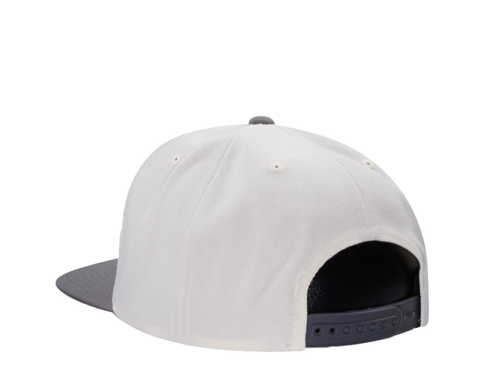 Brixton Supply Logo White Snapback Hat