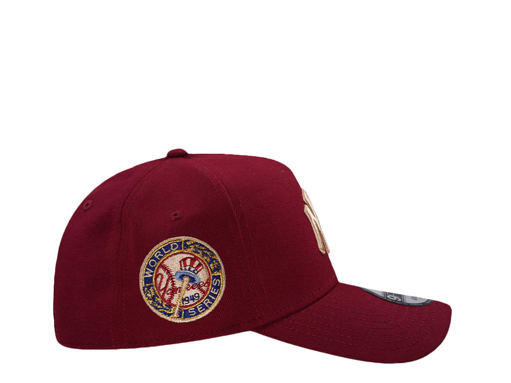 New Era New York Yankees World Series 1949 Cardinal Red Prime