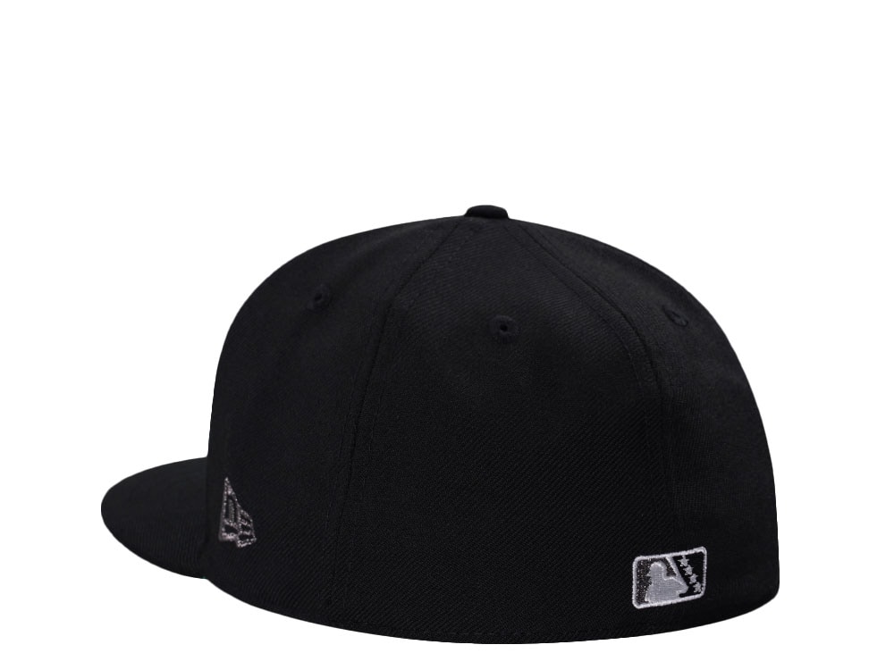New Era Montgomery Gray Sox Southern League Black Prime Wool Edition 59Fifty Fitted Hat